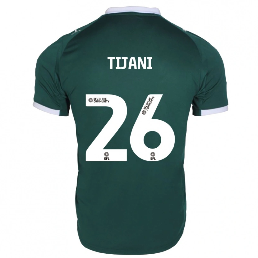 Danxen Herren Muhamed Tijani #26 Grün Weiß Heimtrikot Trikot 2025/26 T-Shirt Schweiz