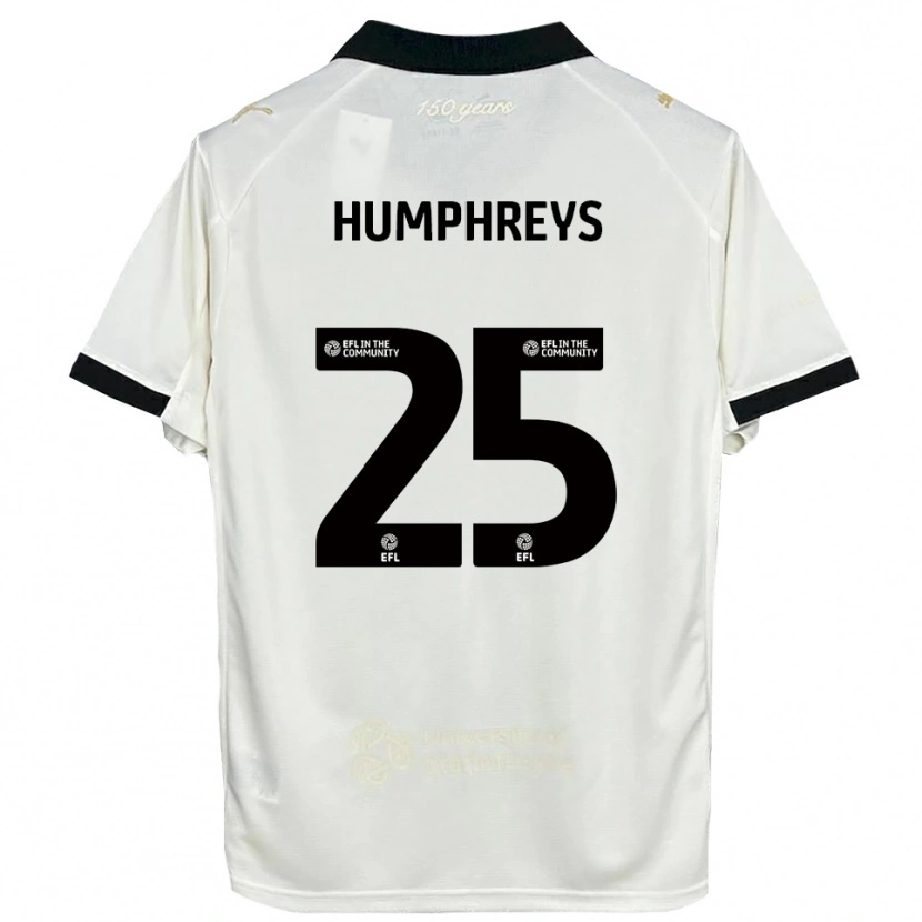 Danxen Herren Cameron Humphreys #25 Cremeweiß Schwarz Heimtrikot Trikot 2025/26 T-Shirt Schweiz