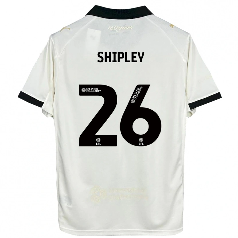 Danxen Herren Jordan Shipley #26 Cremeweiß Schwarz Heimtrikot Trikot 2025/26 T-Shirt Schweiz