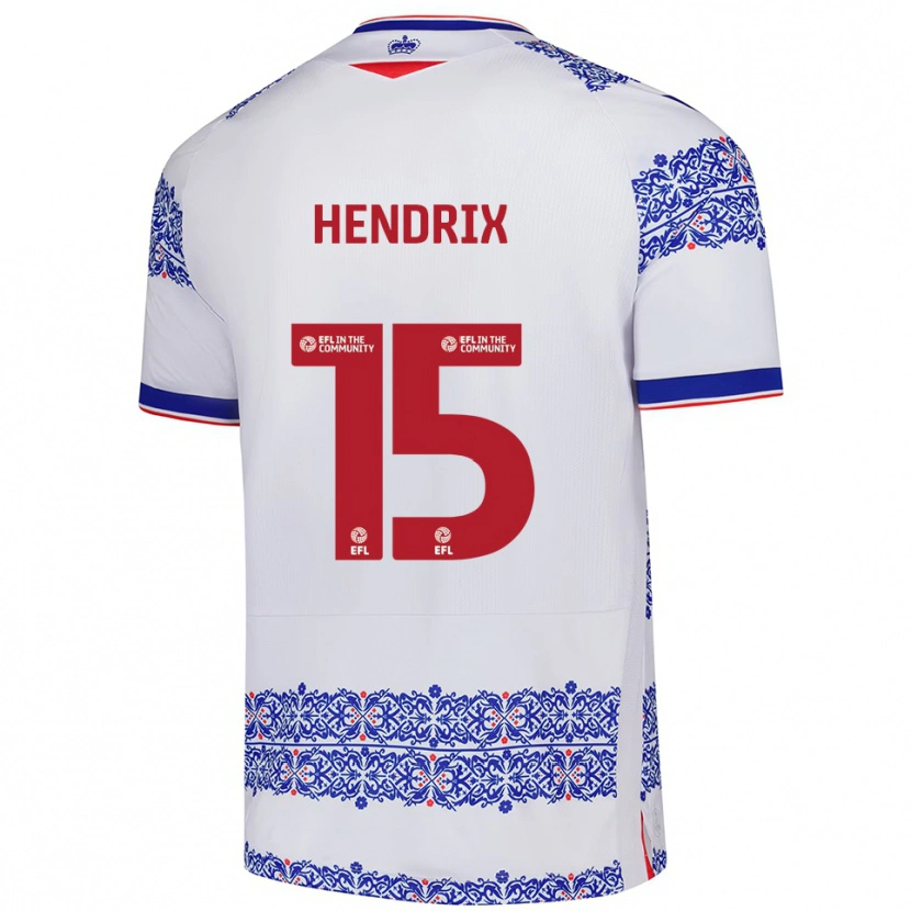 Danxen Herren Brooke Hendrix #15 Weiß Blau Heimtrikot Trikot 2025/26 T-Shirt Schweiz