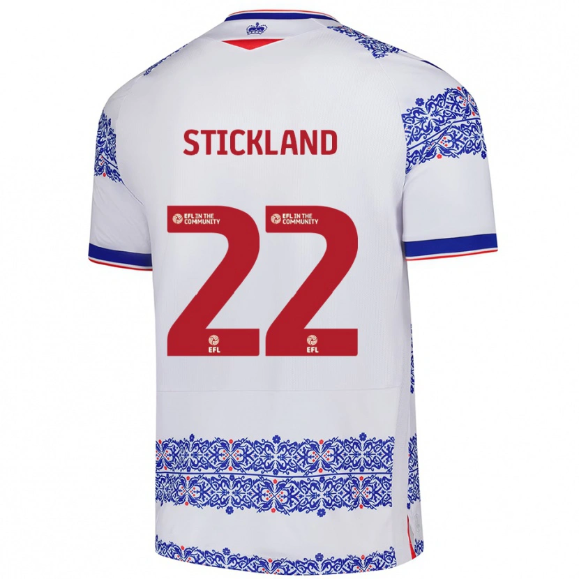 Danxen Herren Michael Stickland #22 Weiß Blau Heimtrikot Trikot 2025/26 T-Shirt Schweiz