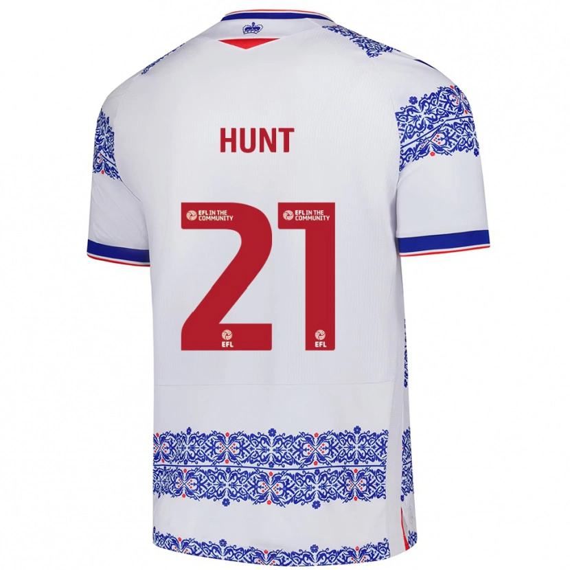 Danxen Herren Mae Hunt #21 Weiß Blau Heimtrikot Trikot 2025/26 T-Shirt Schweiz