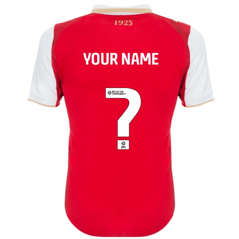 Danxen Herren Ihren Namen #0 Rot Weiß Heimtrikot Trikot 2025/26 T-Shirt Schweiz