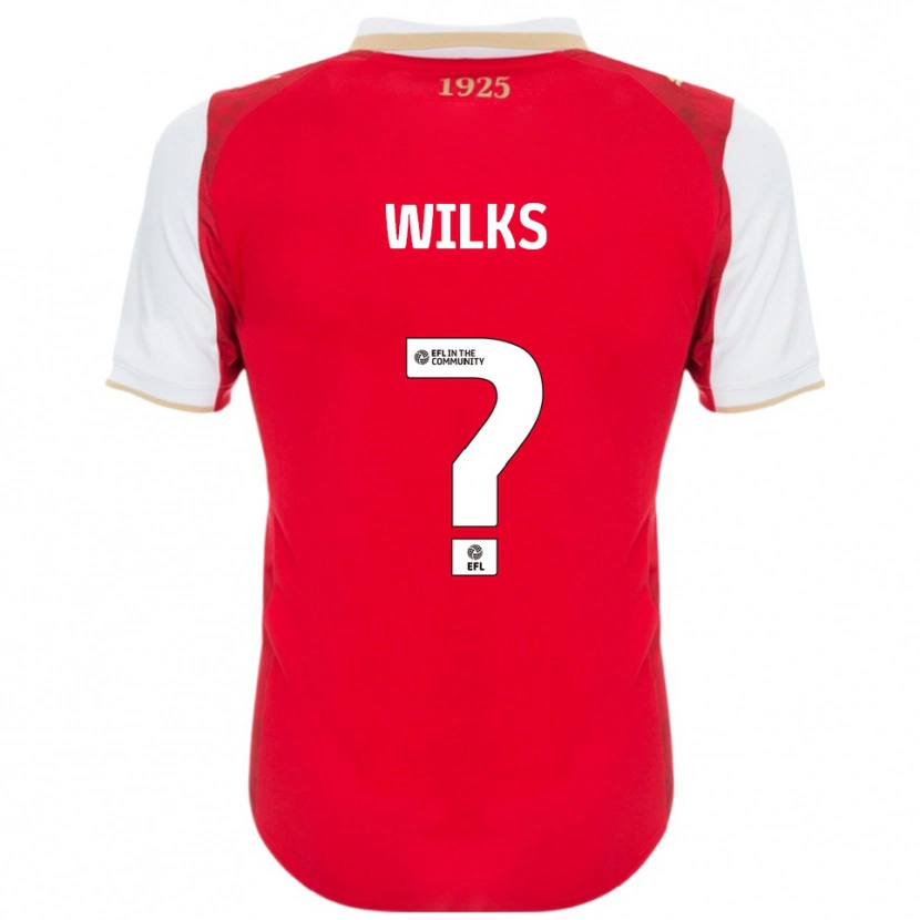 Danxen Herren Mallik Wilks #0 Rot Weiß Heimtrikot Trikot 2025/26 T-Shirt Schweiz