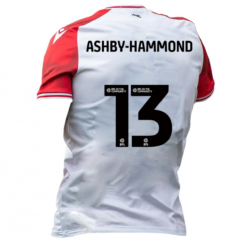 Danxen Herren Taye Ashby-Hammond #13 Weiß Rot Heimtrikot Trikot 2025/26 T-Shirt Schweiz