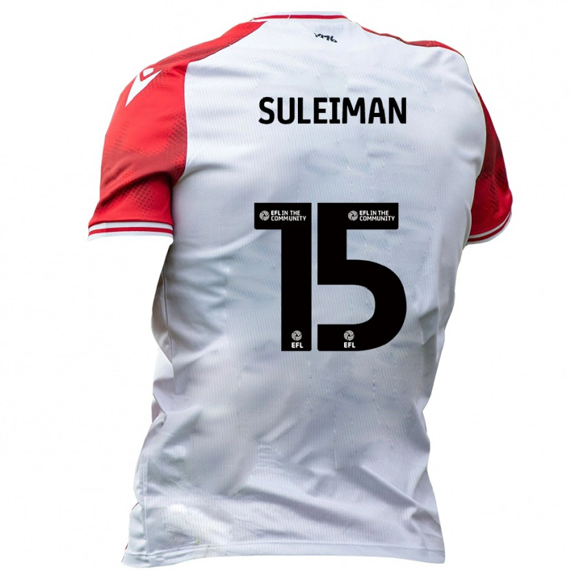 Danxen Herren Dylan Suleiman #15 Weiß Rot Heimtrikot Trikot 2025/26 T-Shirt Schweiz