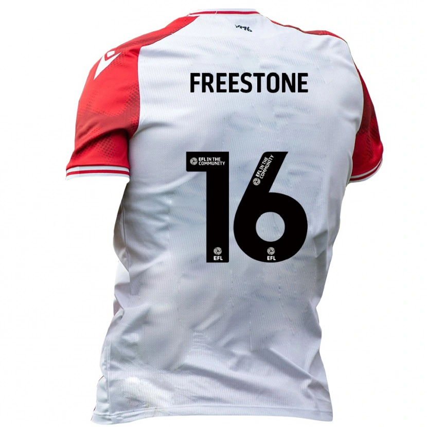 Danxen Herren Lewis Freestone #16 Weiß Rot Heimtrikot Trikot 2025/26 T-Shirt Schweiz