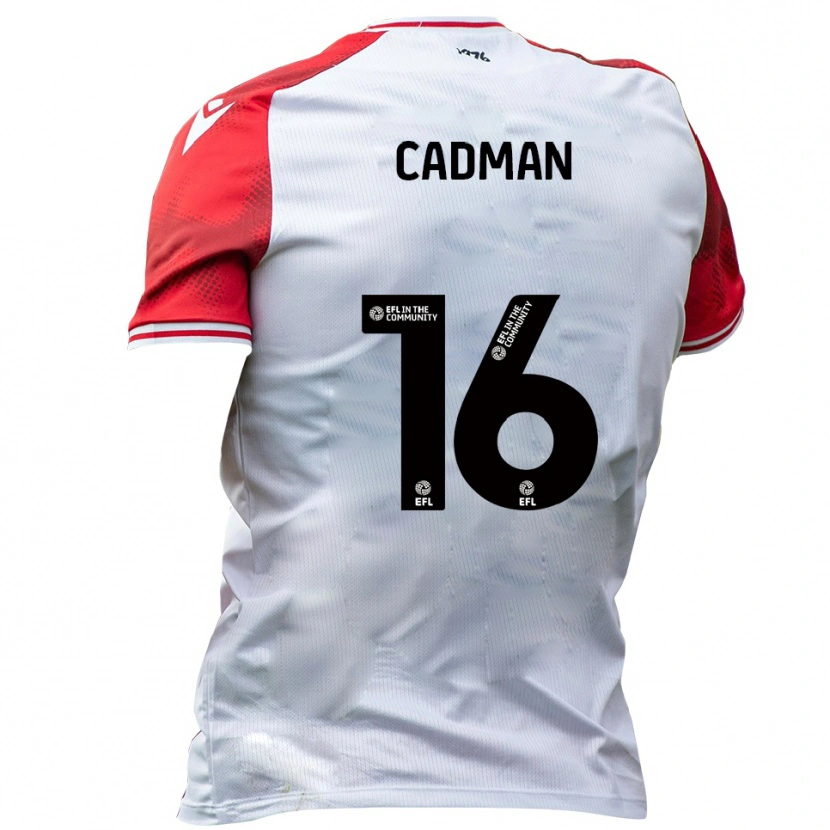 Danxen Herren Taye Cadman #16 Weiß Rot Heimtrikot Trikot 2025/26 T-Shirt Schweiz