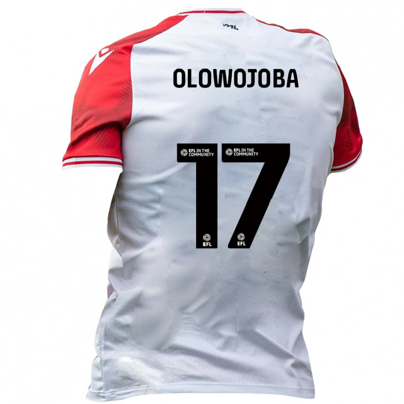 Danxen Herren Temi Olowojoba #17 Weiß Rot Heimtrikot Trikot 2025/26 T-Shirt Schweiz