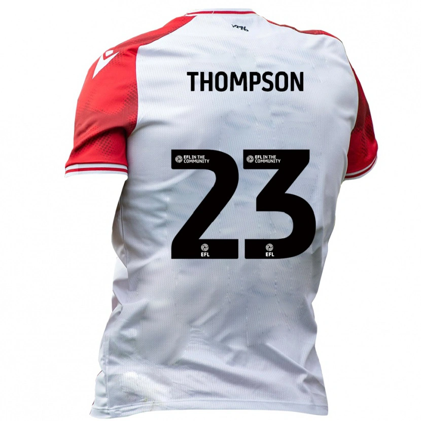 Danxen Herren Louis Thompson #23 Weiß Rot Heimtrikot Trikot 2025/26 T-Shirt Schweiz