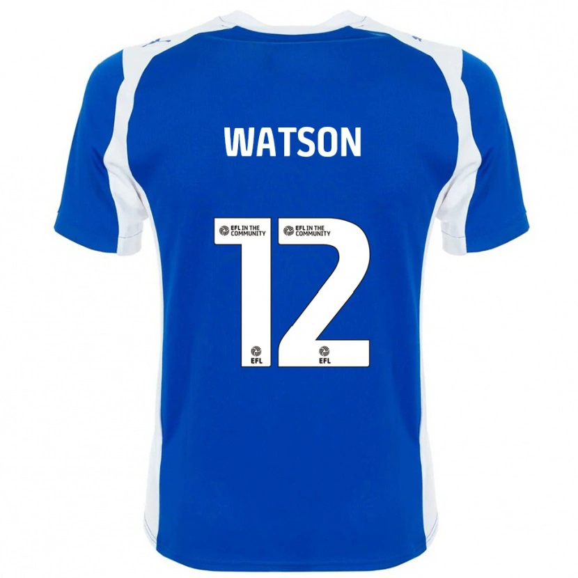 Danxen Herren Tom Watson #12 Blau Weiß Heimtrikot Trikot 2025/26 T-Shirt Schweiz