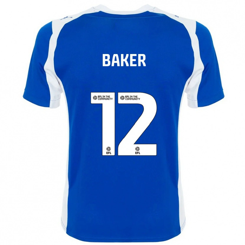 Danxen Herren Tegen Baker #12 Blau Weiß Heimtrikot Trikot 2025/26 T-Shirt Schweiz