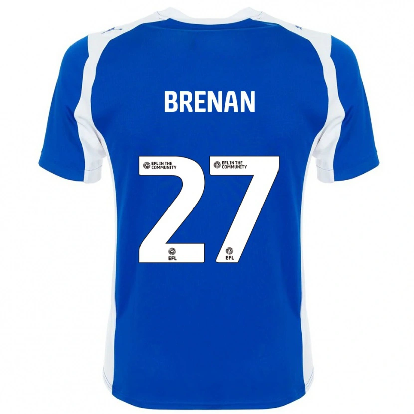 Danxen Herren Tobias Brenan #27 Blau Weiß Heimtrikot Trikot 2025/26 T-Shirt Schweiz