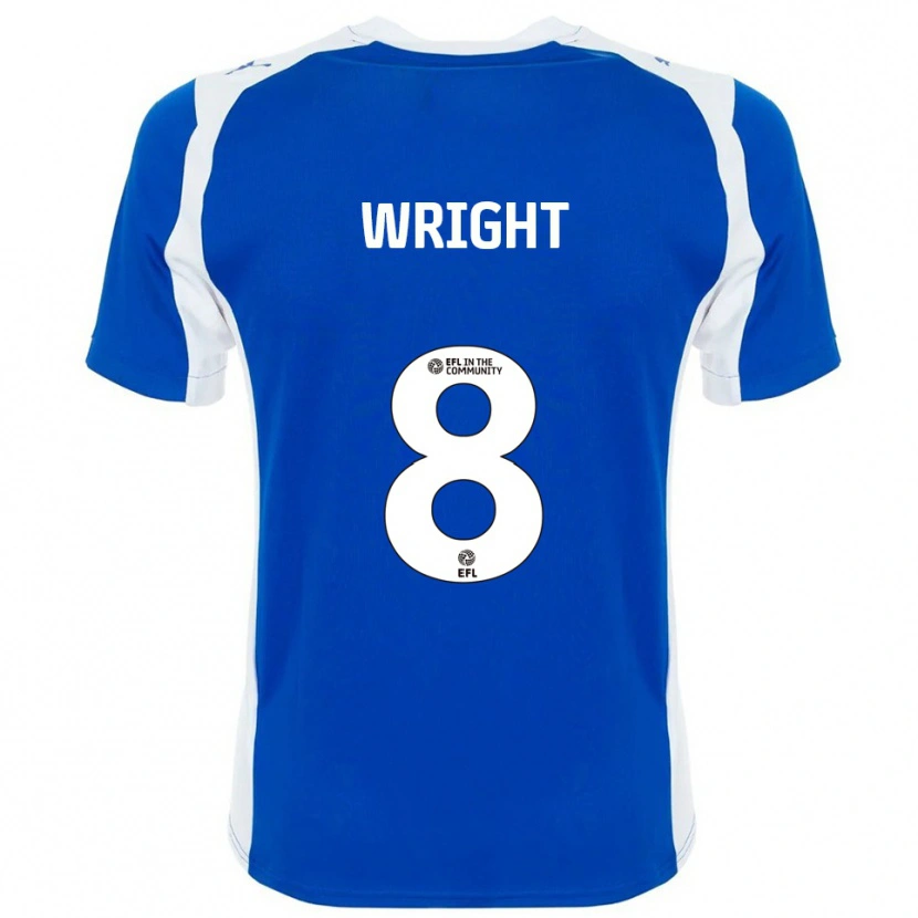 Danxen Herren Callum Wright #8 Blau Weiß Heimtrikot Trikot 2025/26 T-Shirt Schweiz