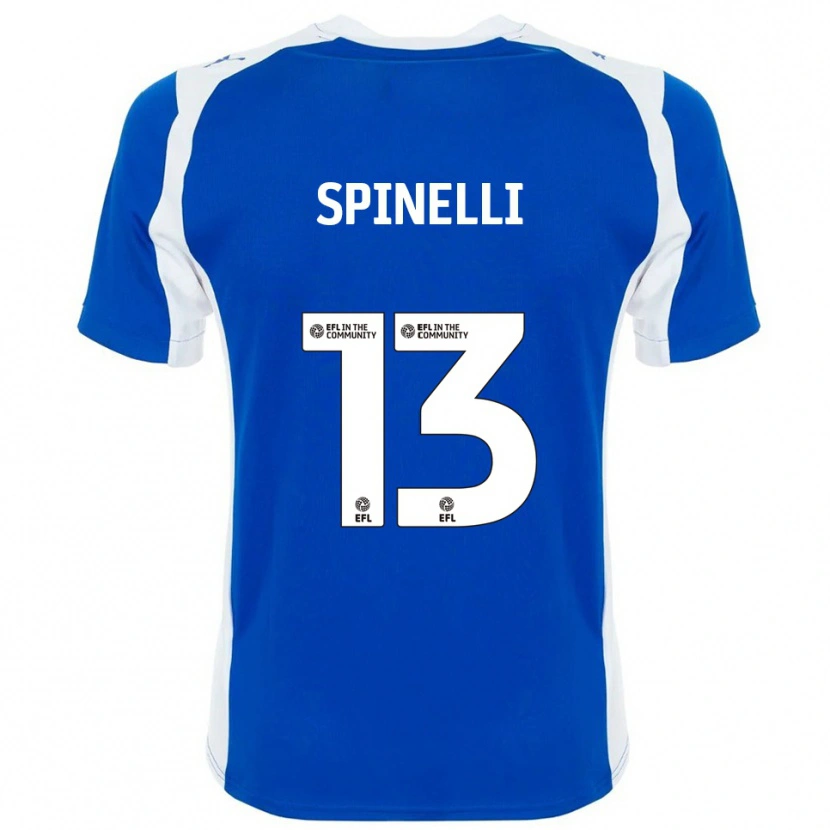 Danxen Herren Matteo Spinelli #13 Blau Weiß Heimtrikot Trikot 2025/26 T-Shirt Schweiz