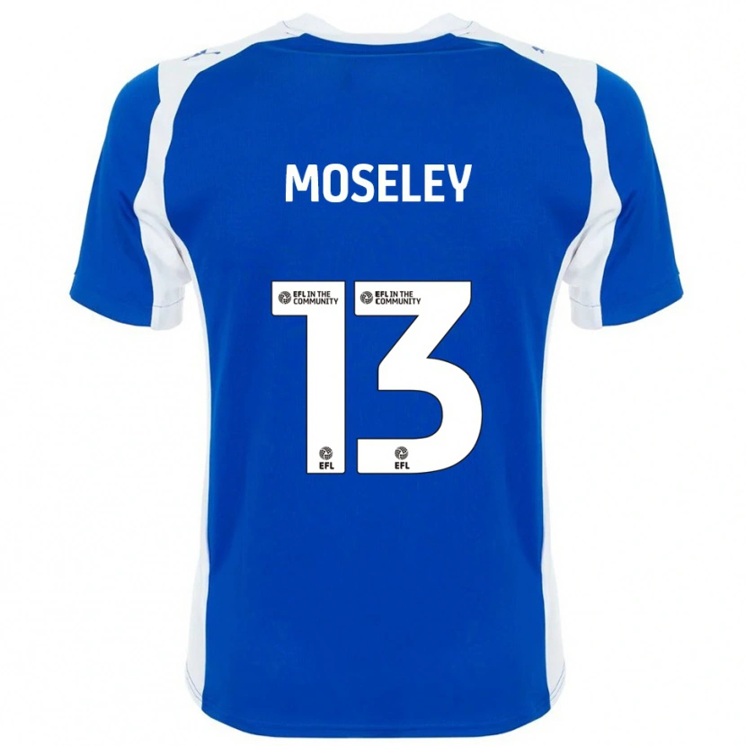 Danxen Herren Faye Moseley #13 Blau Weiß Heimtrikot Trikot 2025/26 T-Shirt Schweiz