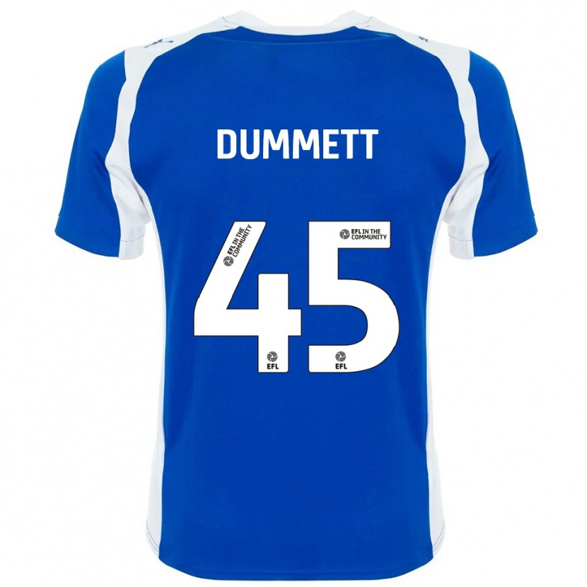 Danxen Herren Paul Dummett #45 Blau Weiß Heimtrikot Trikot 2025/26 T-Shirt Schweiz
