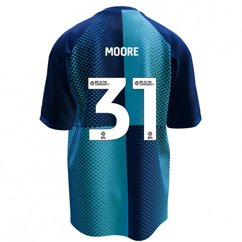 Danxen Herren Stuart Moore #31 Blau Himmelblau Heimtrikot Trikot 2025/26 T-Shirt Schweiz