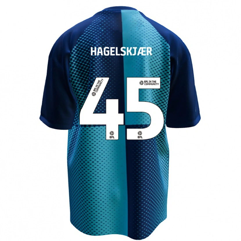 Danxen Herren Anders Hagelskjær #45 Blau Himmelblau Heimtrikot Trikot 2025/26 T-Shirt Schweiz