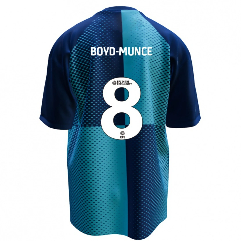 Danxen Herren Caolan Boyd-Munce #8 Blau Himmelblau Heimtrikot Trikot 2025/26 T-Shirt Schweiz
