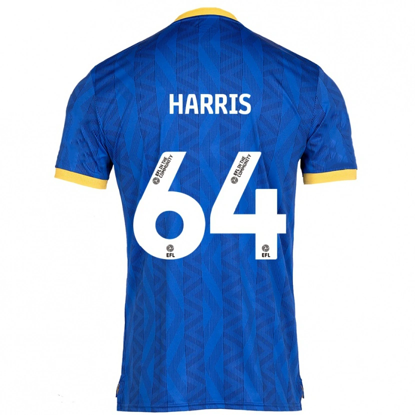 Danxen Herren Conor Harris #64 Marine Gelb Heimtrikot Trikot 2025/26 T-Shirt Schweiz