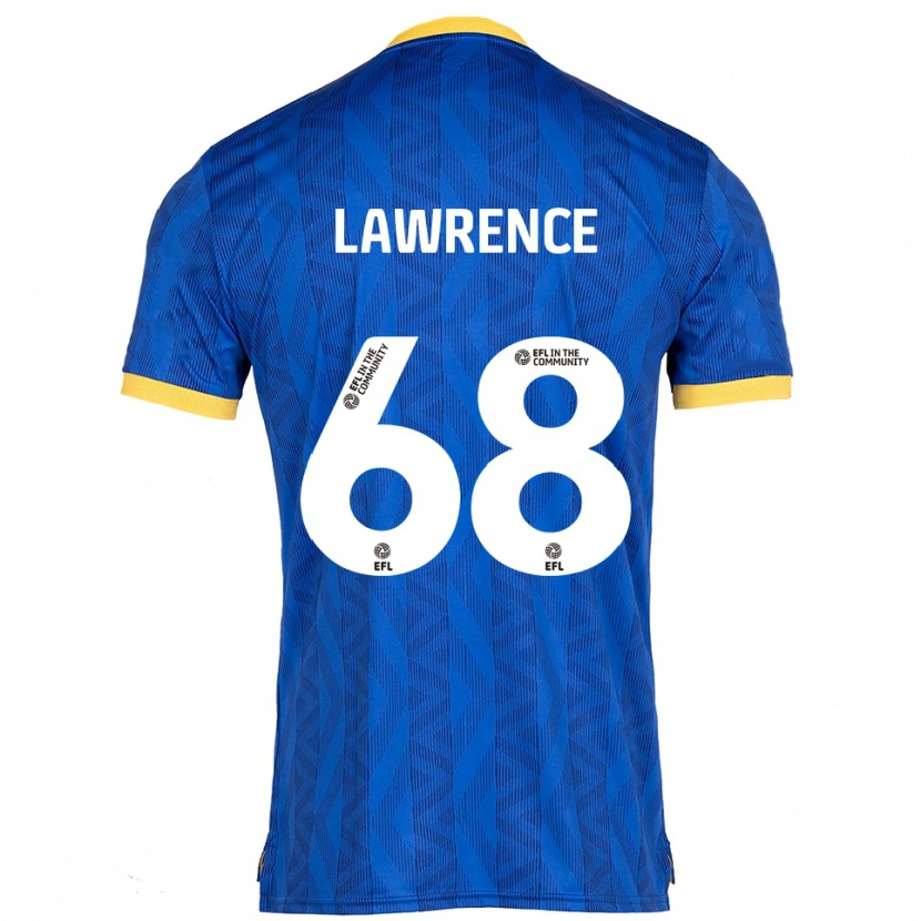 Danxen Herren Jake Lawrence #68 Marine Gelb Heimtrikot Trikot 2025/26 T-Shirt Schweiz