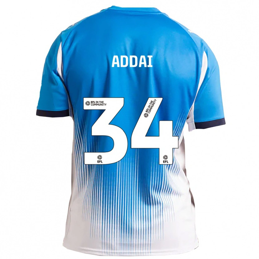 Danxen Herren Corey Addai #34 Blau Weiß Heimtrikot Trikot 2025/26 T-Shirt Schweiz