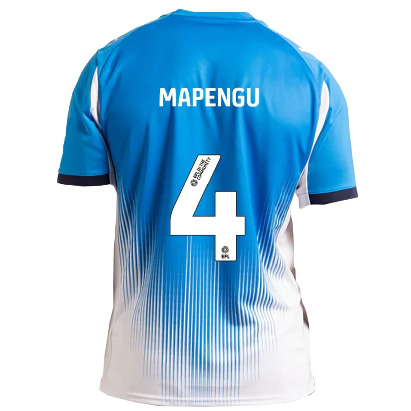 Danxen Herren Nathaniel Mapengu #4 Blau Weiß Heimtrikot Trikot 2025/26 T-Shirt Schweiz