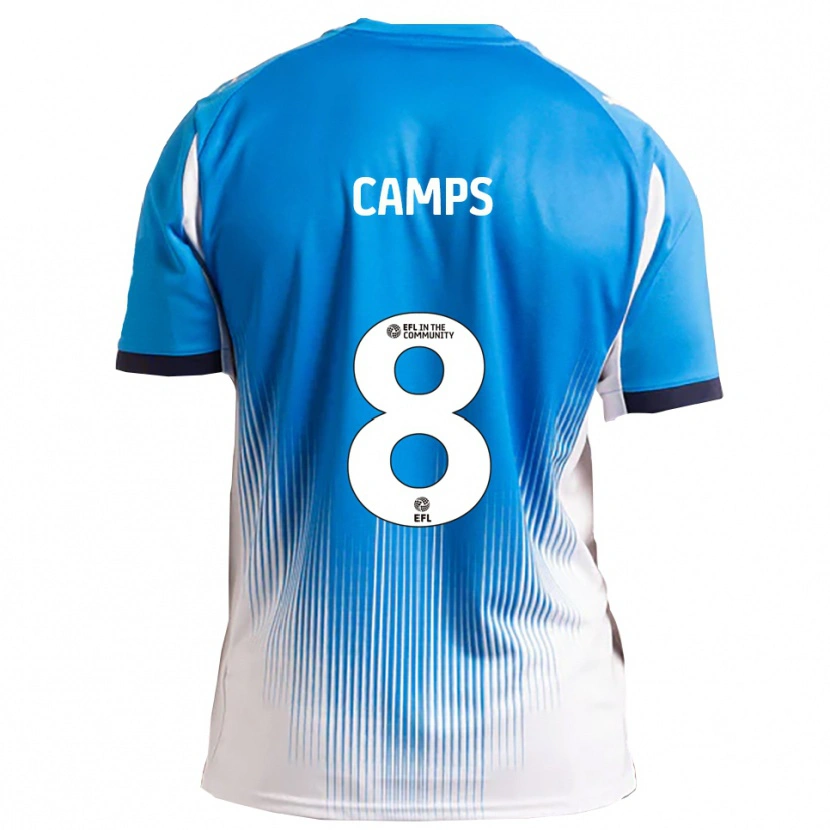 Danxen Herren Callum Camps #8 Blau Weiß Heimtrikot Trikot 2025/26 T-Shirt Schweiz