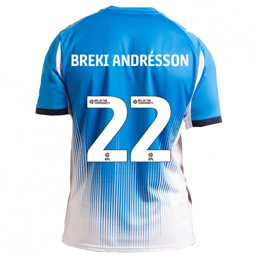 Danxen Herren Benoný Breki Andrésson #22 Blau Weiß Heimtrikot Trikot 2025/26 T-Shirt Schweiz