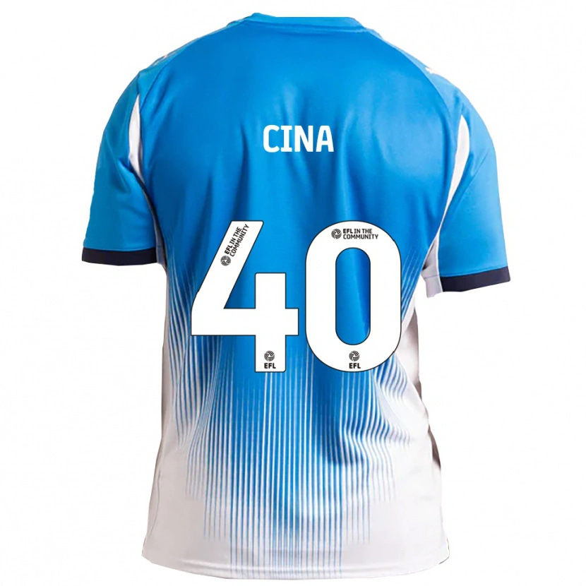 Danxen Herren Bruno Cina #40 Blau Weiß Heimtrikot Trikot 2025/26 T-Shirt Schweiz