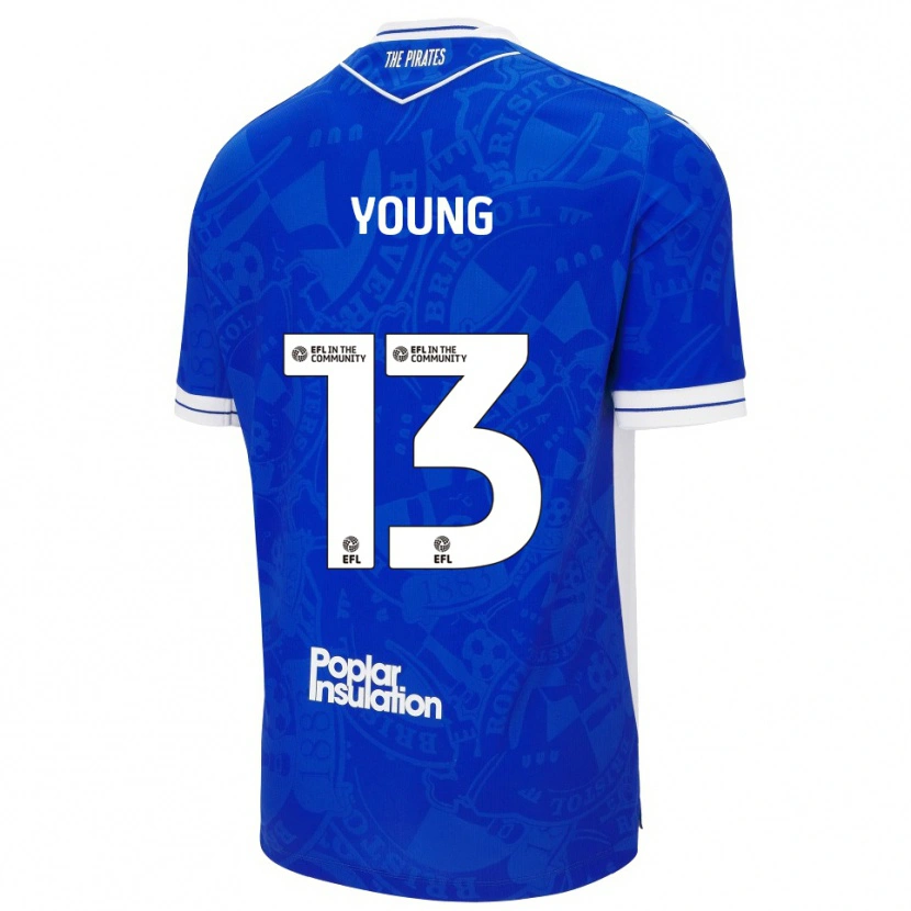 Danxen Herren Brad Young #13 Blau Weiß Heimtrikot Trikot 2025/26 T-Shirt Schweiz