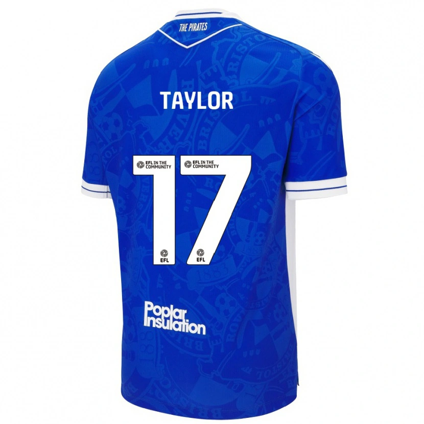 Danxen Herren Connor Taylor #17 Blau Weiß Heimtrikot Trikot 2025/26 T-Shirt Schweiz