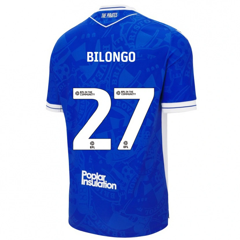 Danxen Herren Bryant Bilongo #27 Blau Weiß Heimtrikot Trikot 2025/26 T-Shirt Schweiz