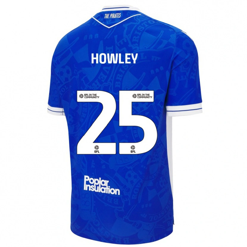 Danxen Herren Ryan Howley #25 Blau Weiß Heimtrikot Trikot 2025/26 T-Shirt Schweiz