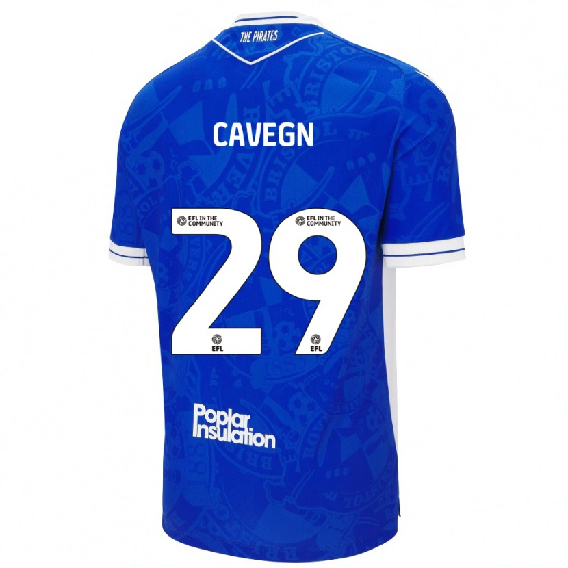 Danxen Herren Fabrizio Cavegn #29 Blau Weiß Heimtrikot Trikot 2025/26 T-Shirt Schweiz