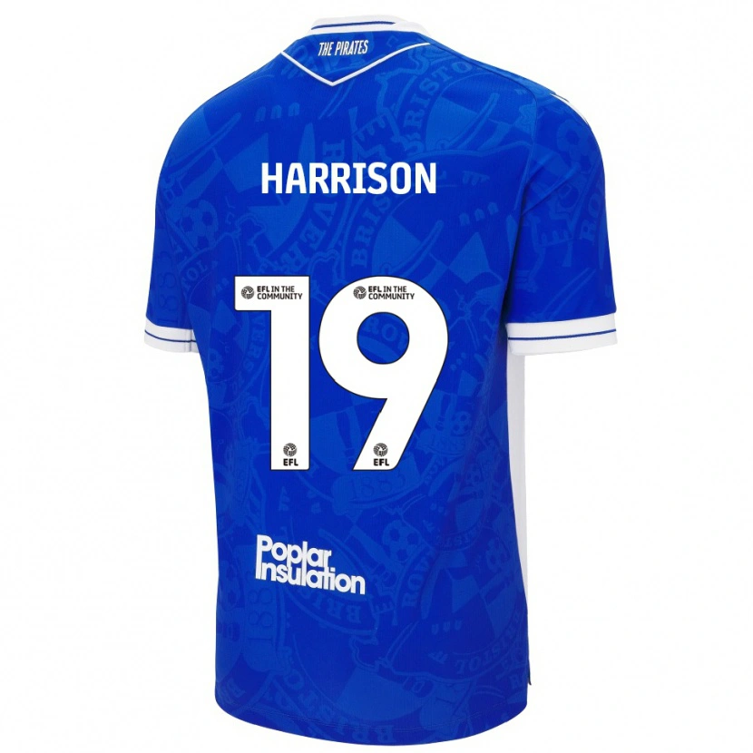 Danxen Herren Ellis Harrison #19 Blau Weiß Heimtrikot Trikot 2025/26 T-Shirt Schweiz
