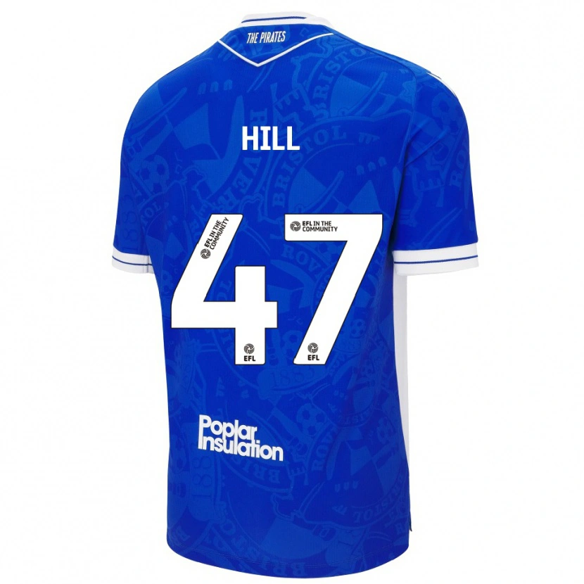 Danxen Herren Kian Hill #47 Blau Weiß Heimtrikot Trikot 2025/26 T-Shirt Schweiz