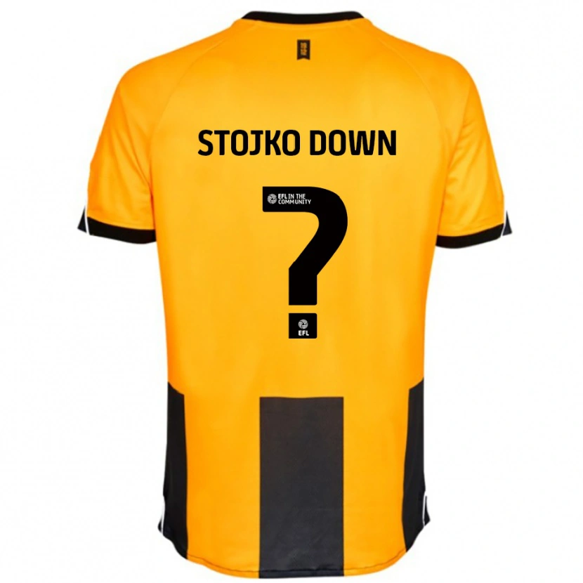 Danxen Herren Alysha Stojko-Down #0 Orange Schwarz Heimtrikot Trikot 2025/26 T-Shirt Schweiz