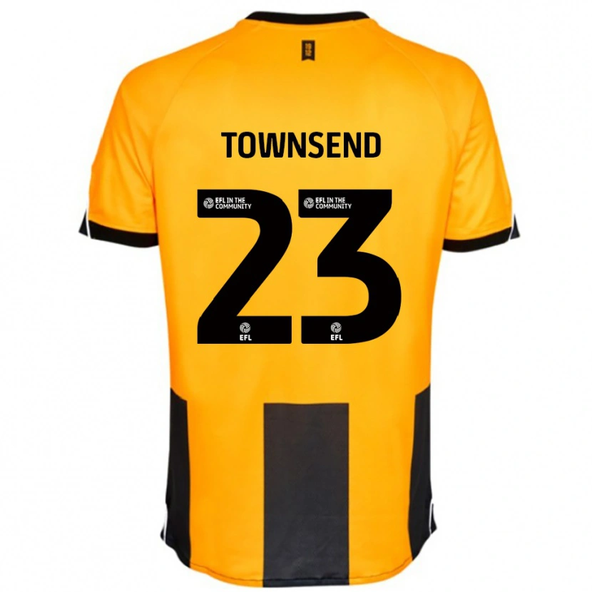 Danxen Herren Eleanor Townsend #23 Orange Schwarz Heimtrikot Trikot 2025/26 T-Shirt Schweiz