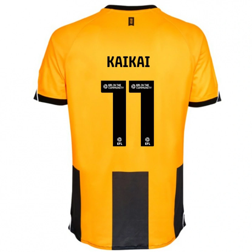Danxen Herren Sullay Kaikai #11 Orange Schwarz Heimtrikot Trikot 2025/26 T-Shirt Schweiz