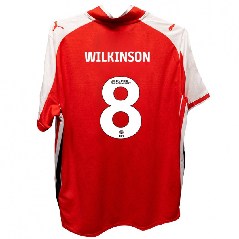 Danxen Herren Rylee Wilkinson #8 Rot Weiß Heimtrikot Trikot 2025/26 T-Shirt Schweiz