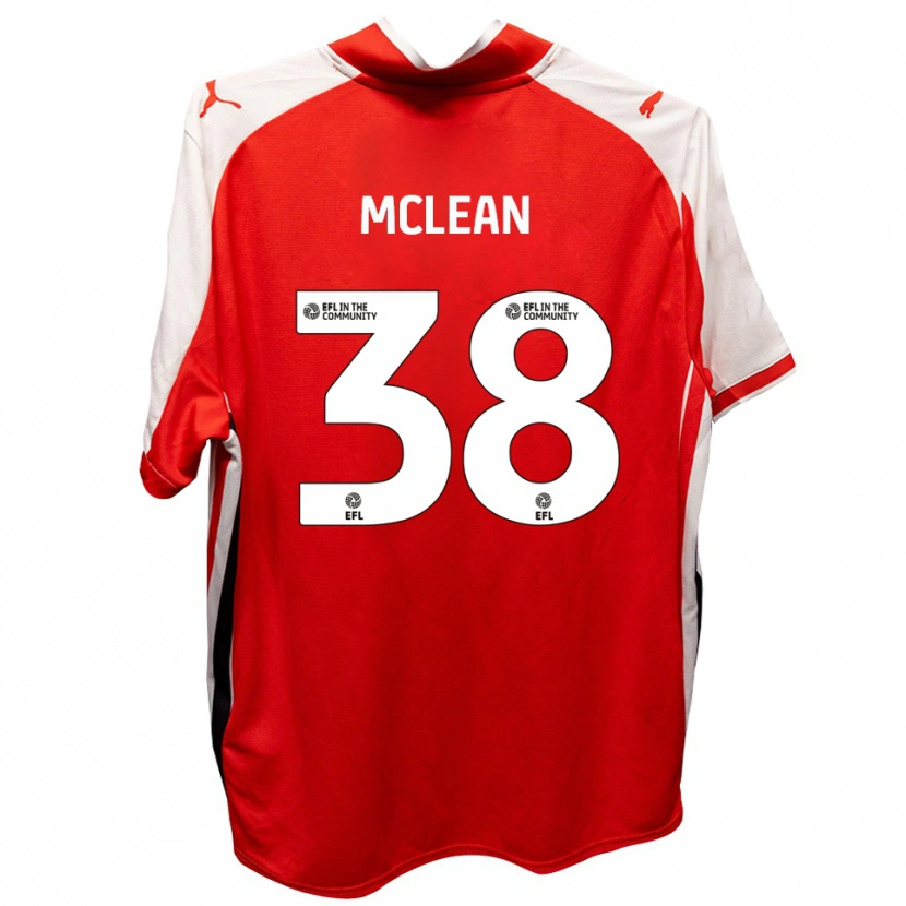 Danxen Herren Crispin Mclean #38 Rot Weiß Heimtrikot Trikot 2025/26 T-Shirt Schweiz