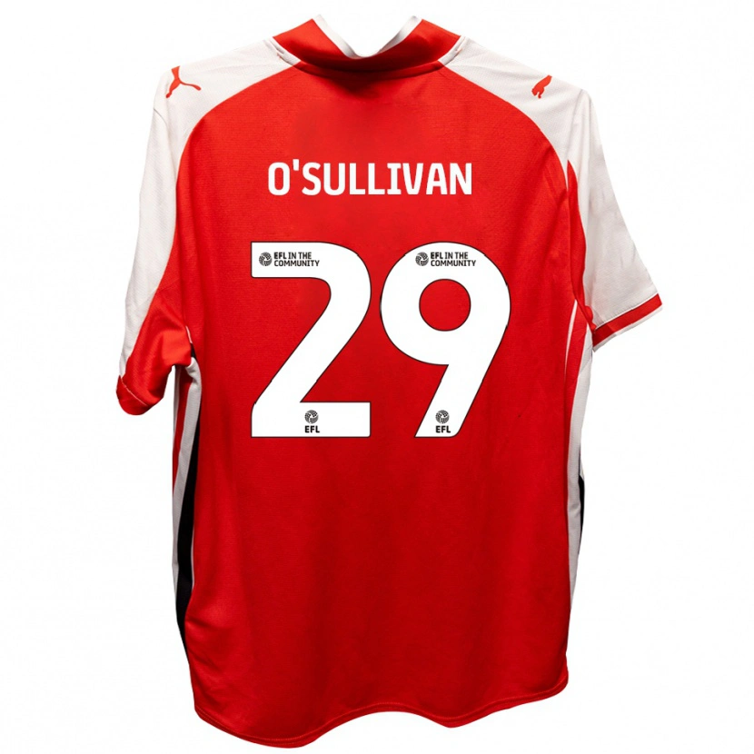 Danxen Herren Zak O'sullivan #29 Rot Weiß Heimtrikot Trikot 2025/26 T-Shirt Schweiz