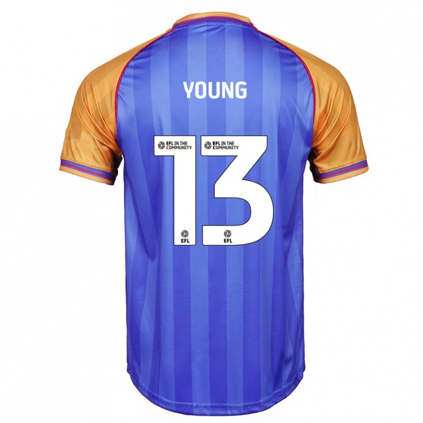Danxen Herren Joe Young #13 Blau Orange Heimtrikot Trikot 2025/26 T-Shirt Schweiz