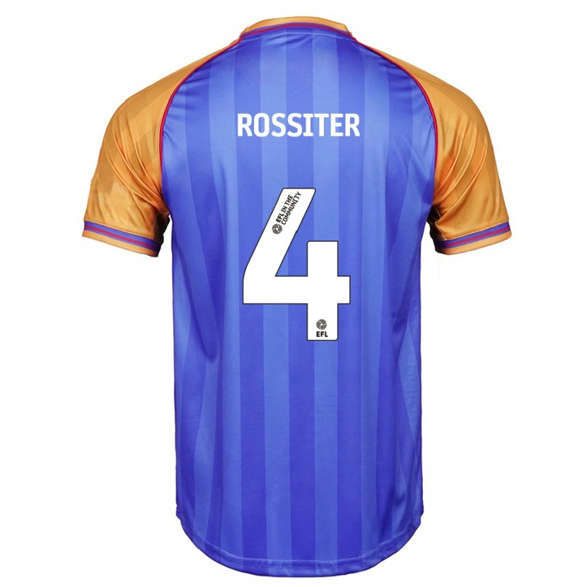 Danxen Herren Jordan Rossiter #4 Blau Orange Heimtrikot Trikot 2025/26 T-Shirt Schweiz