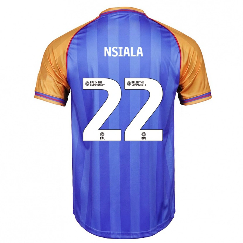 Danxen Herren Toto Nsiala #22 Blau Orange Heimtrikot Trikot 2025/26 T-Shirt Schweiz