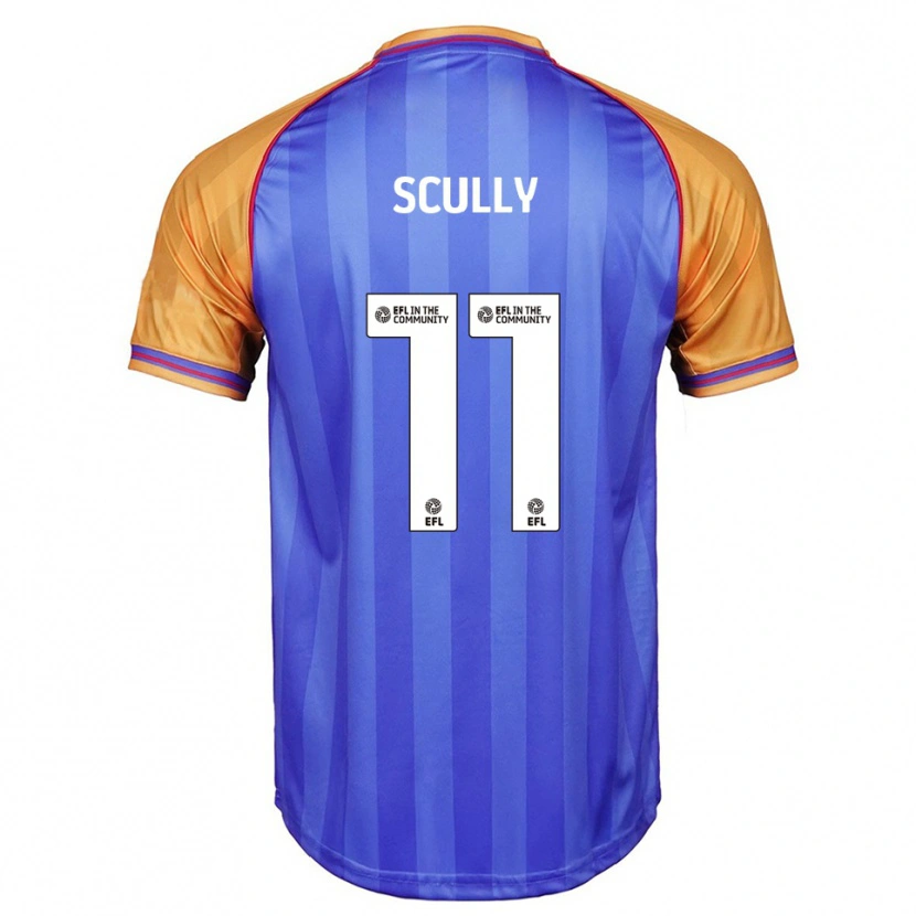 Danxen Herren Anthony Scully #11 Blau Orange Heimtrikot Trikot 2025/26 T-Shirt Schweiz