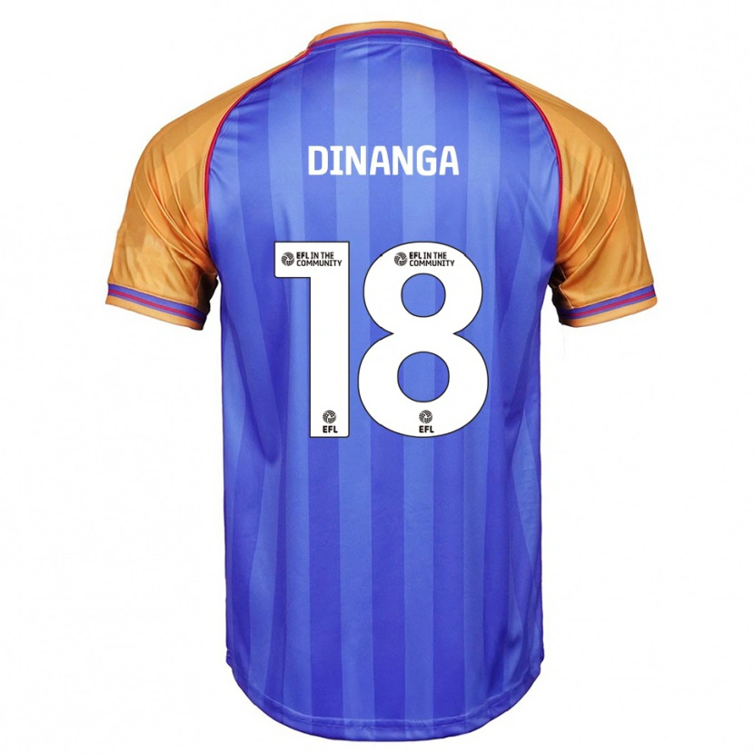 Danxen Herren Ricardo Dinanga #18 Blau Orange Heimtrikot Trikot 2025/26 T-Shirt Schweiz