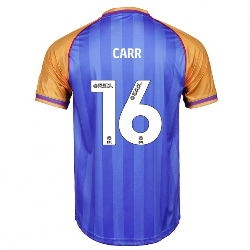 Danxen Herren Jeorgia Carr #16 Blau Orange Heimtrikot Trikot 2025/26 T-Shirt Schweiz